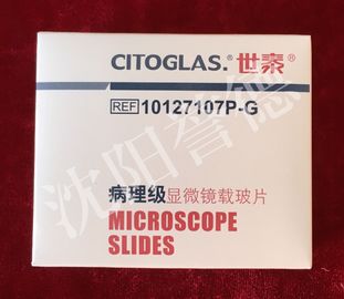 Chine Le microscope carré de biologie glisse sans n&#039;importe quelle boursouflure ou fêle le × 25mm de 75mm usine